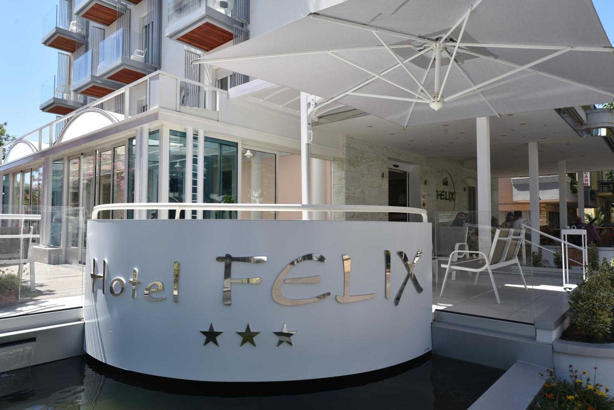 Hotel Felix Rímini Exterior foto